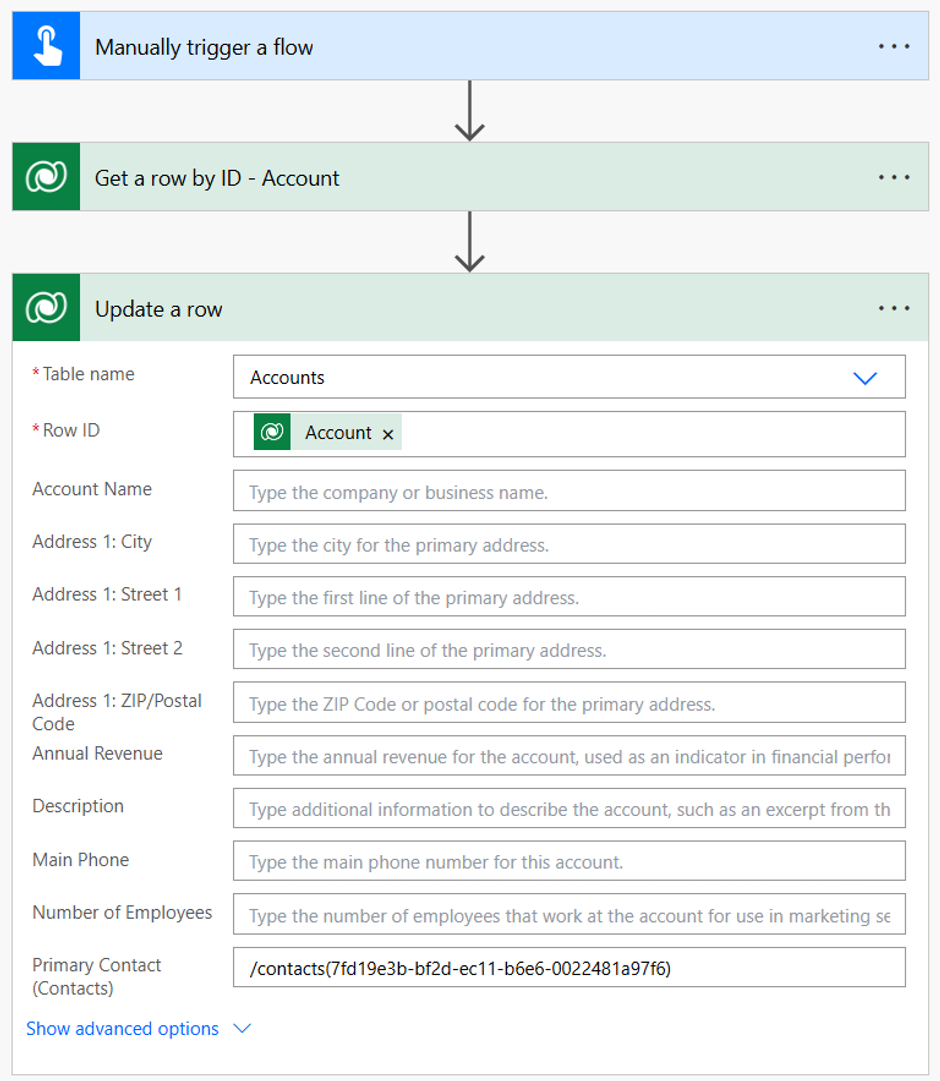 Update a Dataverse Lookup Column Using Power Automate - hiredgun.tech